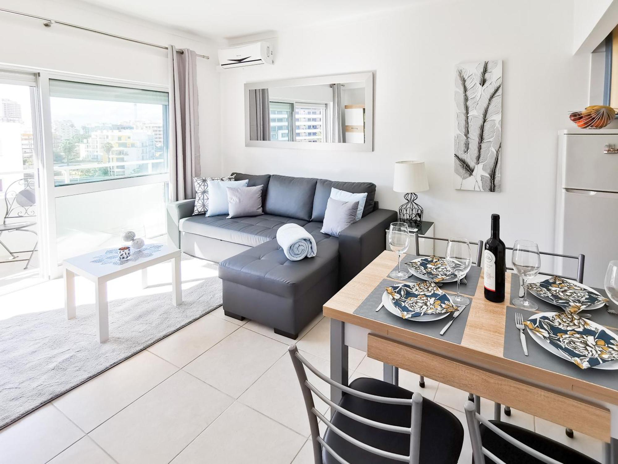 Apartment Panorama Rocha Capri Portimao Luaran gambar